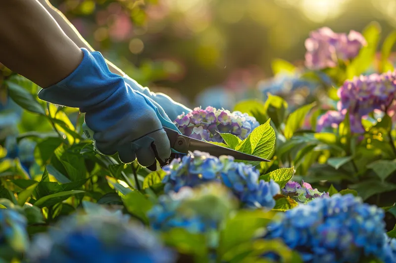 como podar hortensias