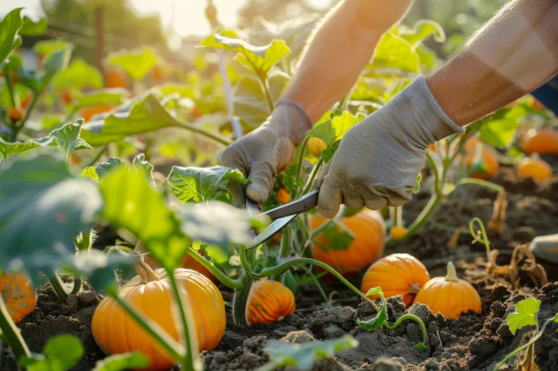 como podar las calabazas