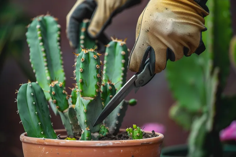 como podar un cactus