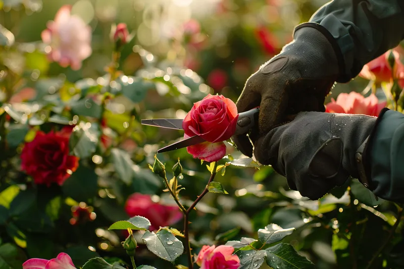 como podar un rosal