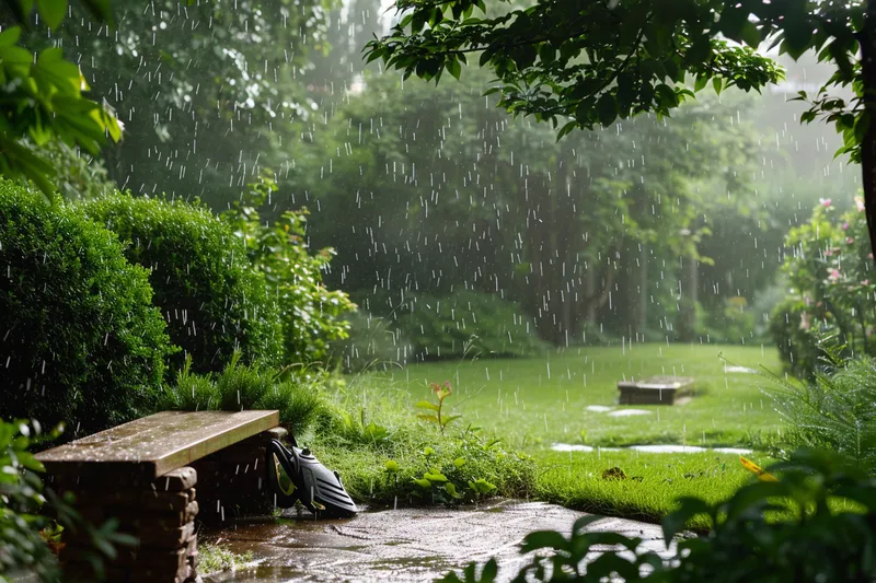 es malo podar con lluvia